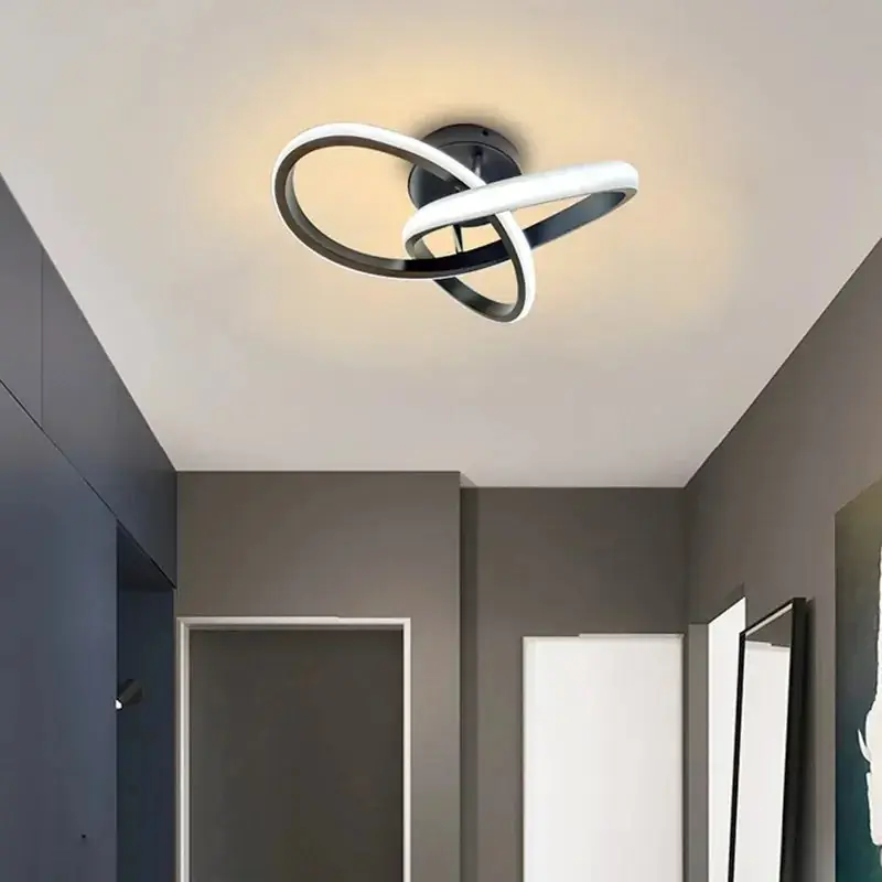 Beperkte Voorraad Moderne LED Plafondlamp - 2 Ringen Creatief Ontwerp