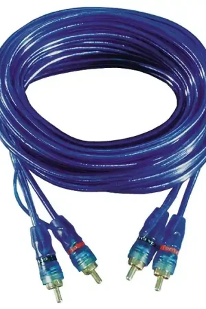 Betaalbaar RCA kabel Blauw RCA 5m blauw-transparant stereo 142062