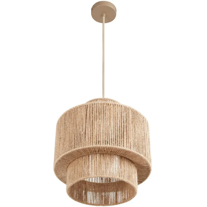 Betrouwbaar tectake Hanglamp Allegra van jute in boho-stijl, 40W, Natuur