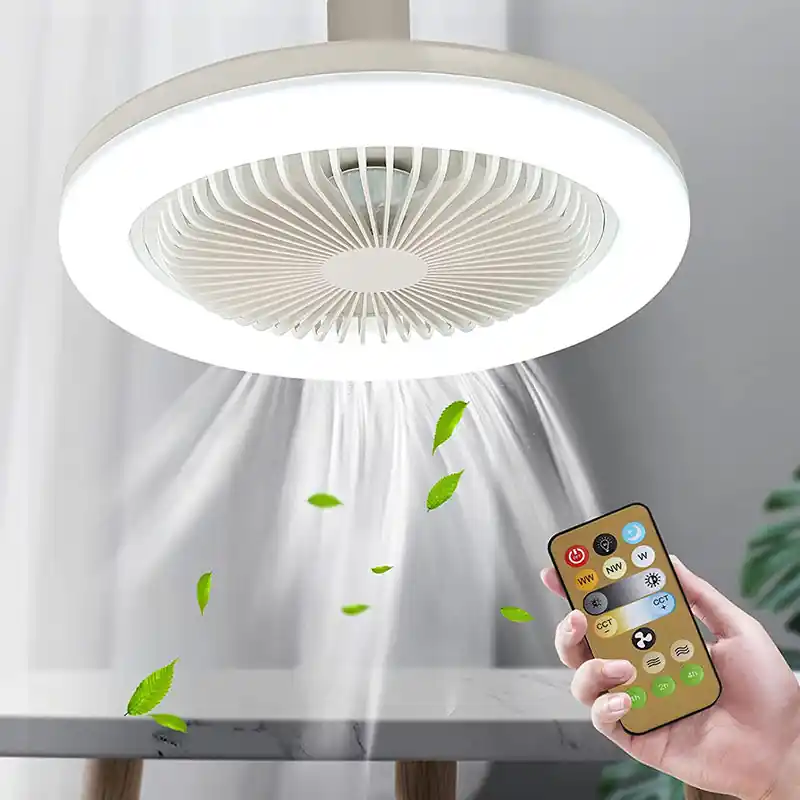 Alleen Vandaag Plafondventilator met Licht, Schroef in Elke Lampfitting, met Afstandsbediening