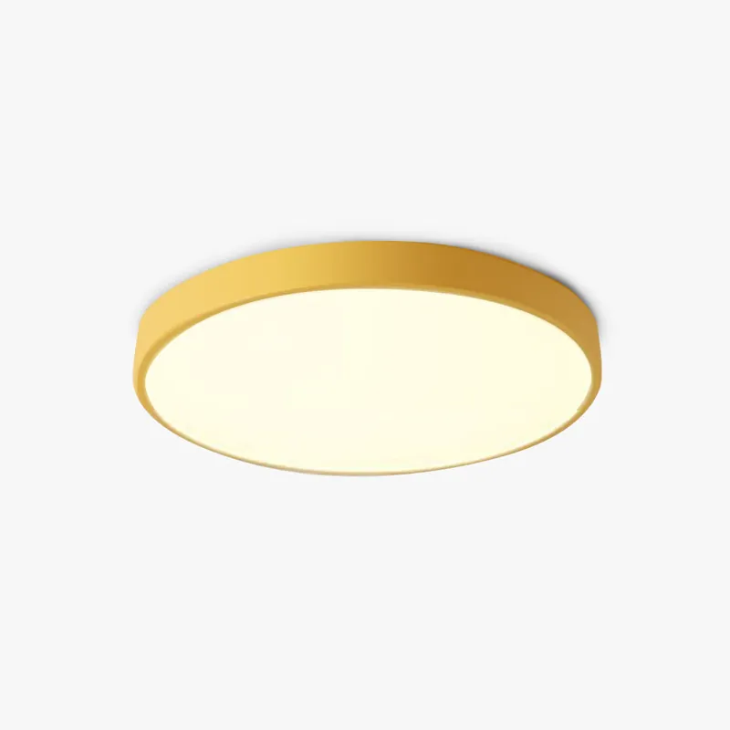 Exclusieve Aanbieding Elysia Moderne Ronde LED Plafondlamp Roze Grijs Metaal Woonkamer