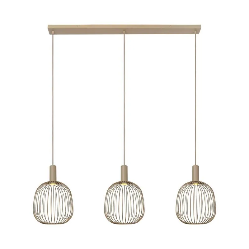 Lucide ESTEREL Hanglamp - Taupe Rechtstreeks Van De Fabrikant