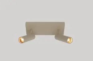 Populair Moderne opbouwspot DORADO 2-lichts | Taupe