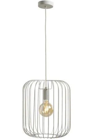Beperkte Voorraad Hanglamp Jade - lichtgrijs - 120x36xØ31 cm