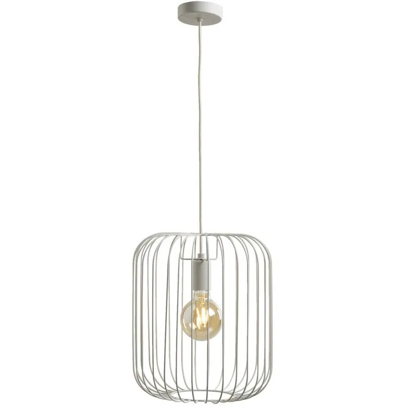 Beperkte Voorraad Hanglamp Jade - lichtgrijs - 120x36xØ31 cm