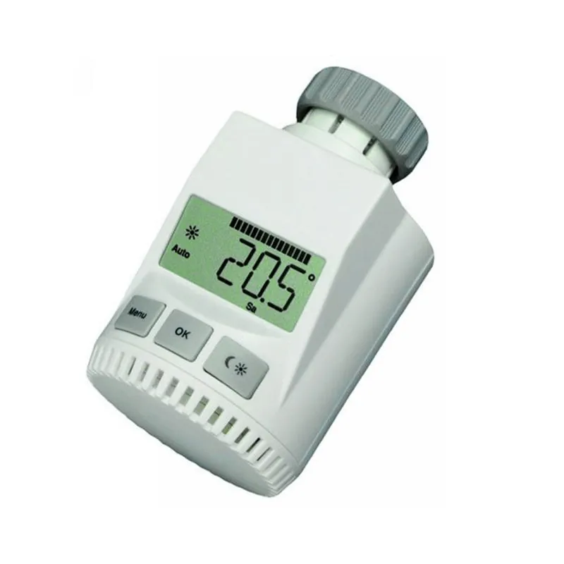 Koopje Radiatorthermostaat, display, grijs, feestmodus, H 9,5cm