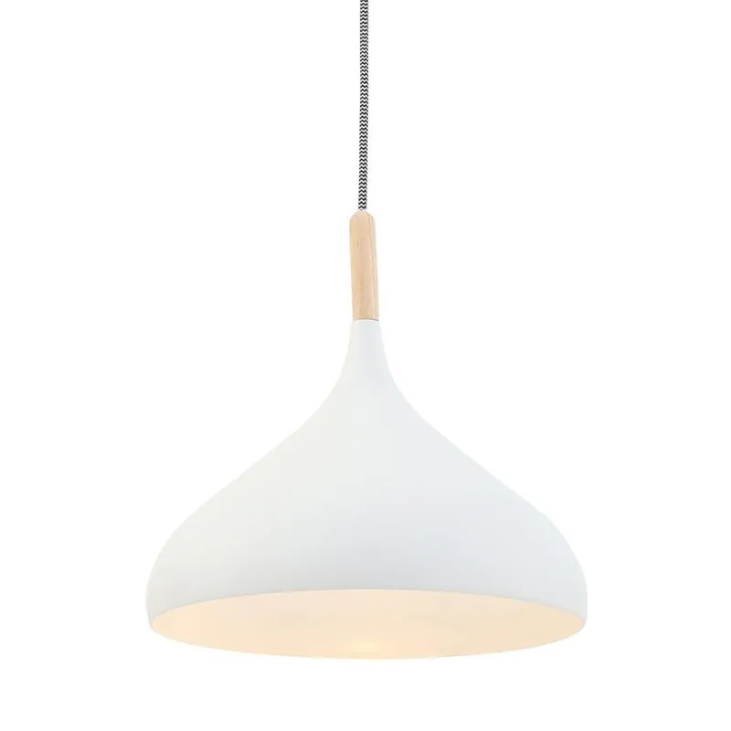 Mexlite Hanglamp bjorr - wit - 33x160 cm Gereduceerde Prijs
