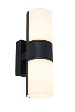 2-Lichts LED buitenlamp verstelbaar zwart aluminium Koopje