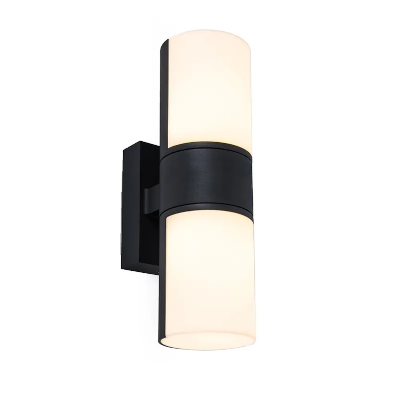 2-Lichts LED buitenlamp verstelbaar zwart aluminium Koopje