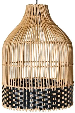 Gratis Retour GILO - Hanglamp - Naturel - Rotan