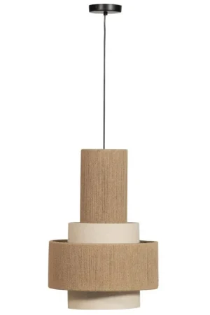 Uitverkoop WOOOD Pelle Hanglamp - Touw - Naturel - 56x38x38