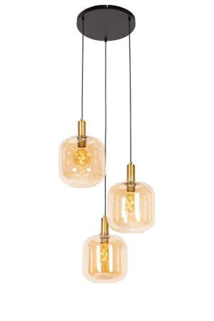 Qazqa hanglamp zuzanna oranje e27 Must-Have