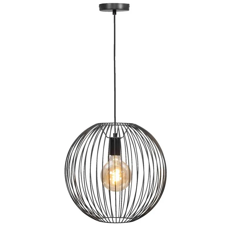 Hanglamp Xavier - zwart - 150xØ40 cm Direct Verzonden