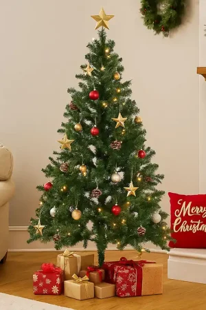 Kerstboom, groen, standaard, h 210 cm Rechtstreeks Van De Fabrikant