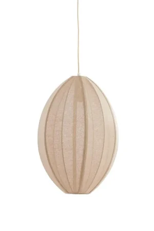 Light & Living - Milatos hanglamp Ø38x51 cm - jute naturel Direct Verzonden