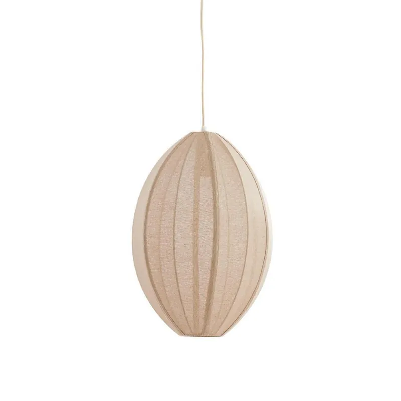 Light & Living - Milatos hanglamp Ø38x51 cm - jute naturel Direct Verzonden