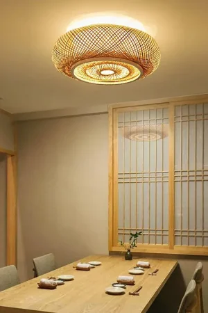 Nu Kopen ZenLight - Bamboe Inbouwlamp voor Plafond