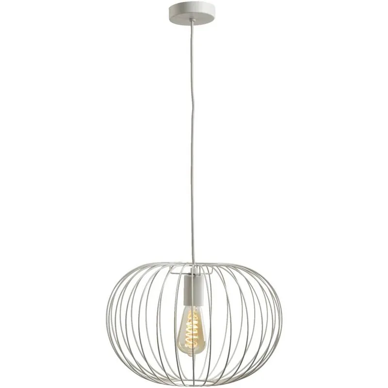 Seizoensaanbieding Hanglamp Jade - lichtgrijs - 120x26xØ38 cm