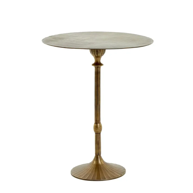 Seizoensaanbieding Bijzettafel Janna antiek brons 50×60 cm
