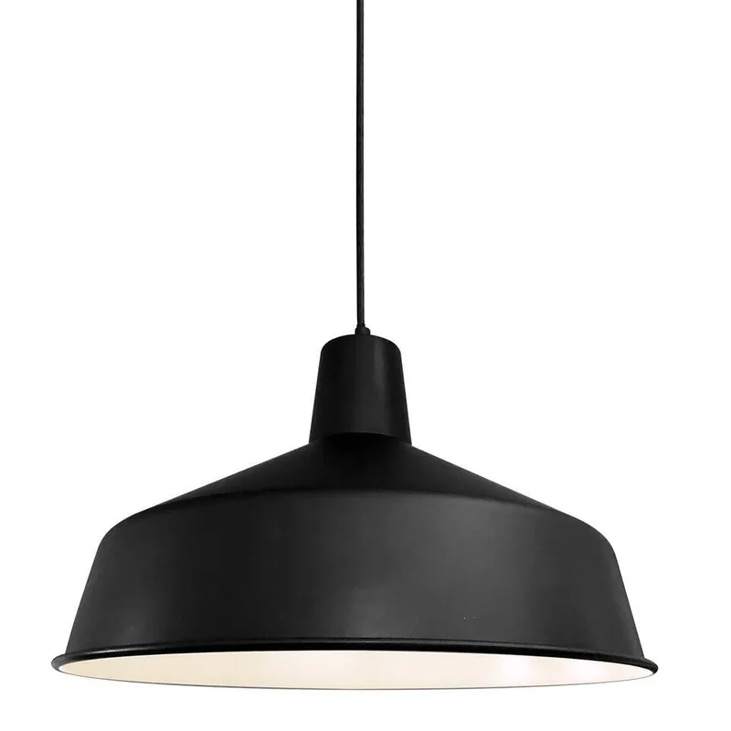 Gereduceerde Prijs Mexlite Hanglamp blackmoon - zwart - 40x180 cm