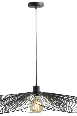 Hanglamp Marlie - zwart - 120xØ80 cm Op = Op