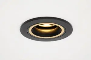Sfeervolle ronde inbouwspot MOON 9,5 cm | Zwart Hete Deal