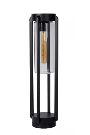 Aanbieding Buitenlamp zwart metaal met glazen kap IP44