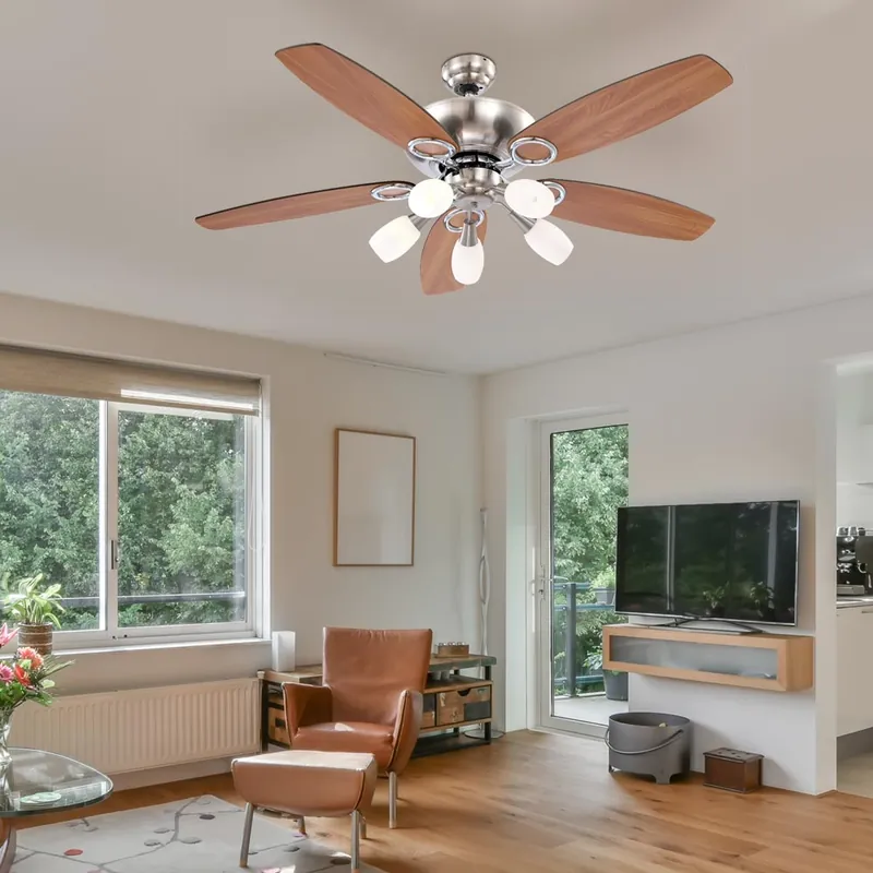 Keukenventilator, trekschakelaar, hout, glas, 130 cm Tijdelijk Beschikbaar