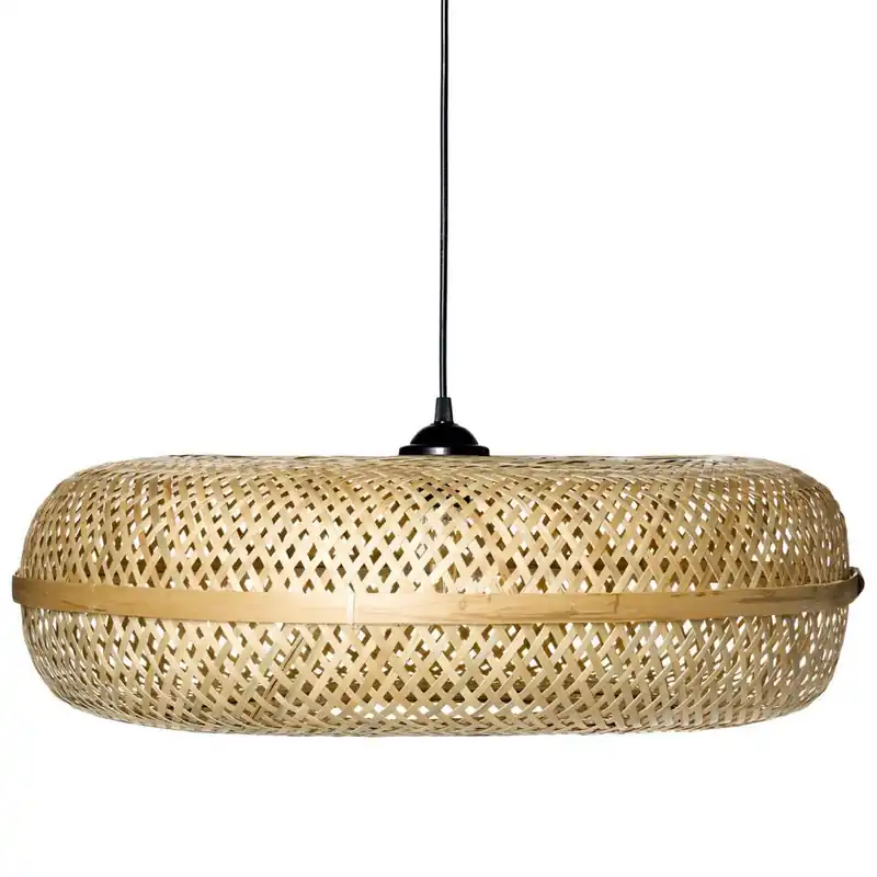 LAJAS - Hanglamp - Naturel - Bamboe Lage Kosten