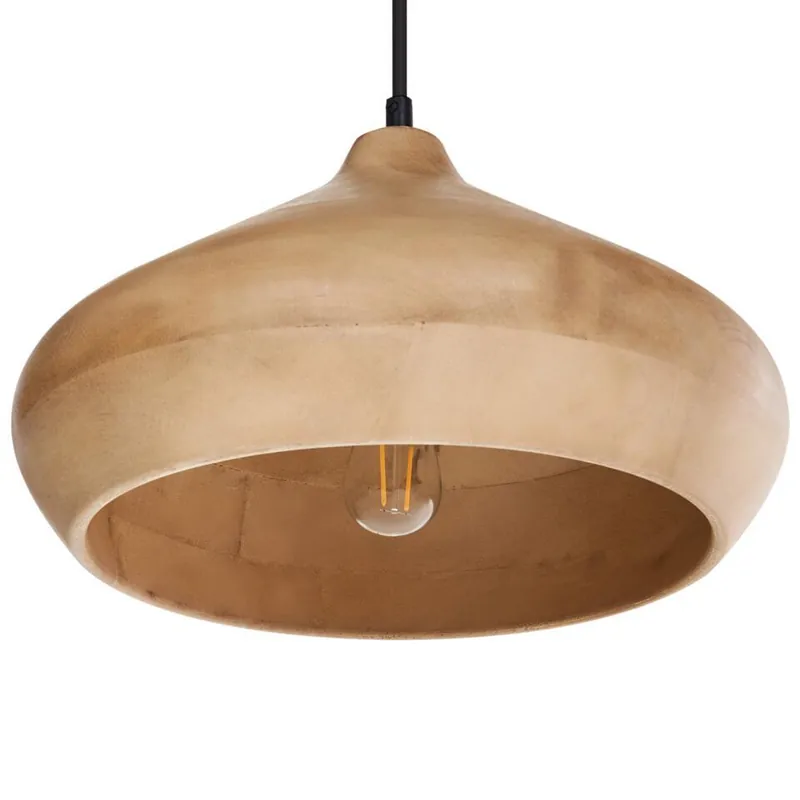Gratis Retour RAWI - Hanglamp - Lichtbruin - Mangohout