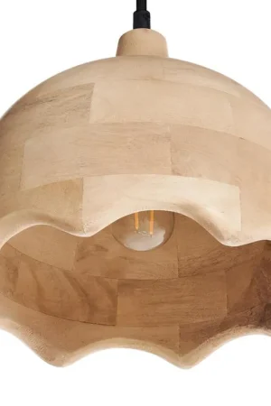 GOMATI - Hanglamp - Lichtbruin - Mangohout Nieuw