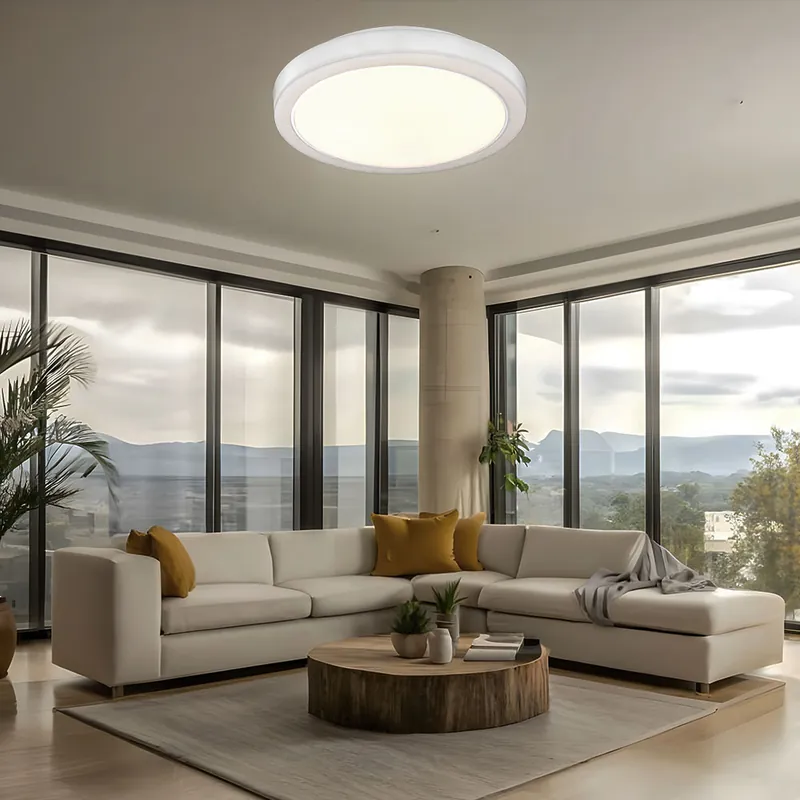 Exclusieve Aanbieding Moderne LED plafondlamp in gemarmerde kleur MILA