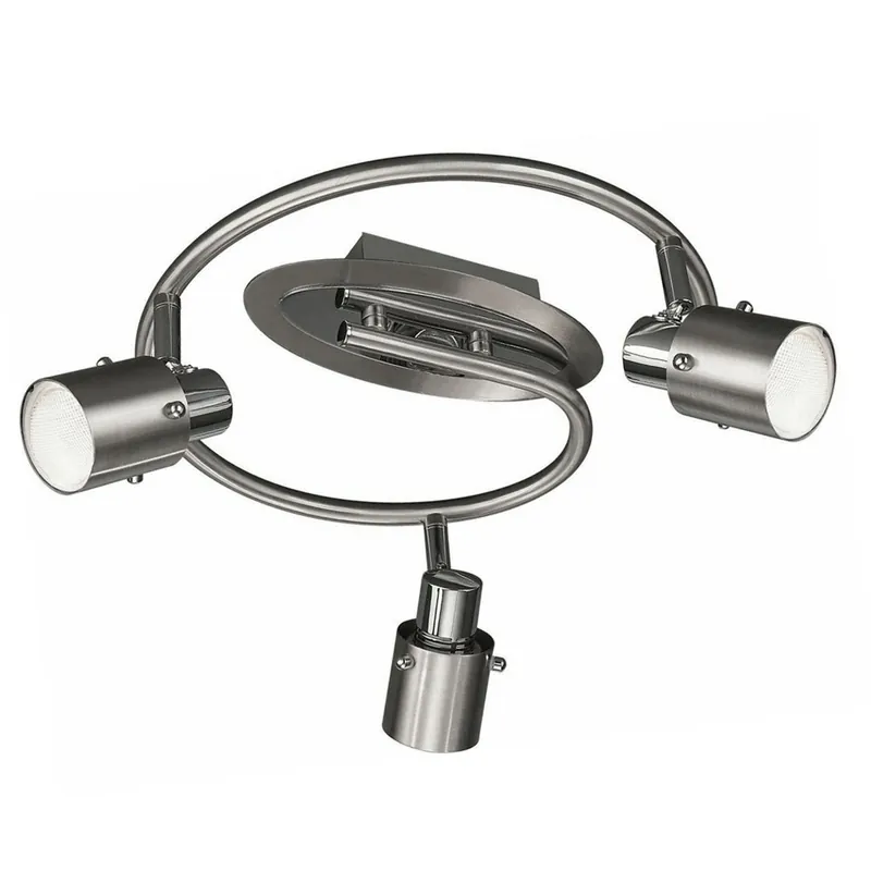 Plafondlamp, 3 vlammen, staal, chroom Beperkt Aanbod