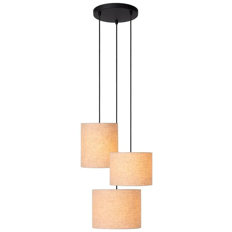 Hete Deal Lucide MAYA Hanglamp - Beige