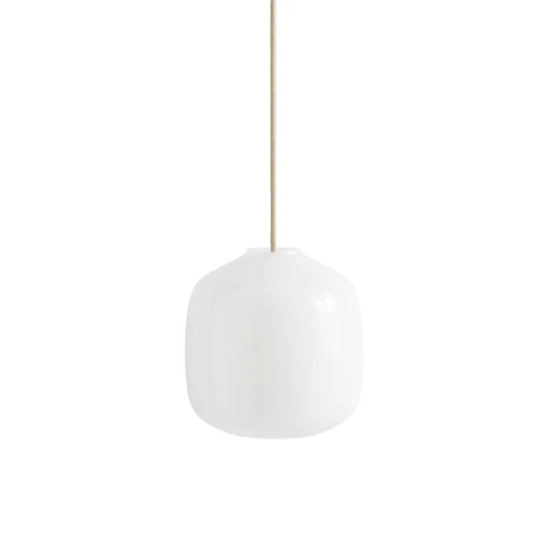 Tijdelijk Beschikbaar Hay Buoy Glass 200 Hanglamp wit / betongrijs