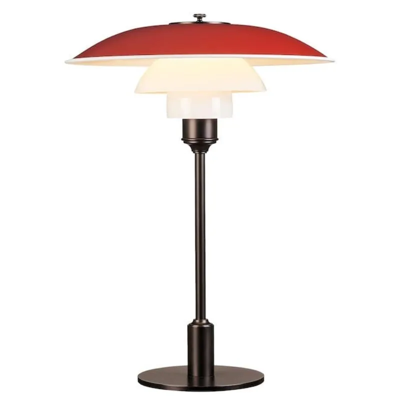 Superprijs PH 3,5 / 2,5 Metaal Tafellamp Rood