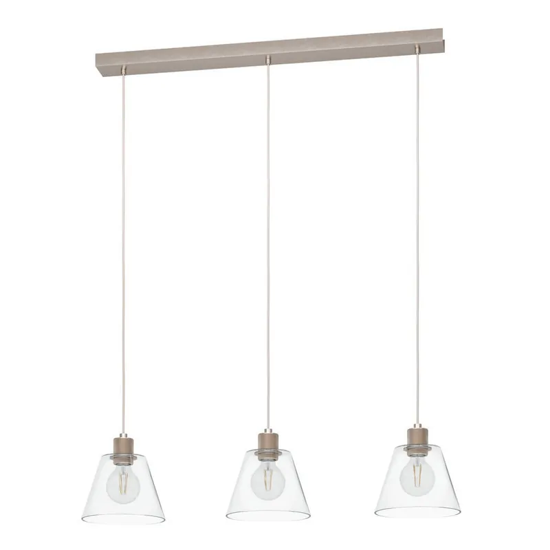 Voordeelprijs EGLO Copley Hanglamp - E27 - 90 cm - roségoud
