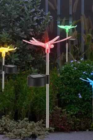 Hete Deal Solarlamp met LED-lichtbron in vlinderlook