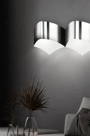 Must-Have Wandlamp, 2 vlammen, chroom, L 45 cm