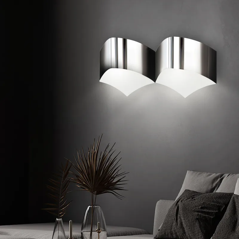 Must-Have Wandlamp, 2 vlammen, chroom, L 45 cm