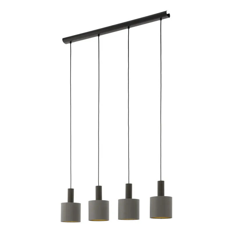 EGLOConcessa1Hanglamp-E27-94cm-Donkerbruin/Cappucino/Goud Hete Deal