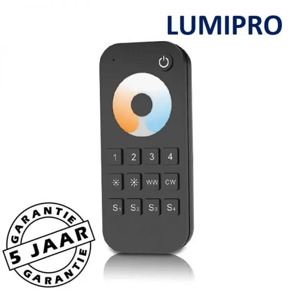 MODILED afstandsbediening voor LumiPro LED-strip Tunable White | 4 zones Hoge Kwaliteit