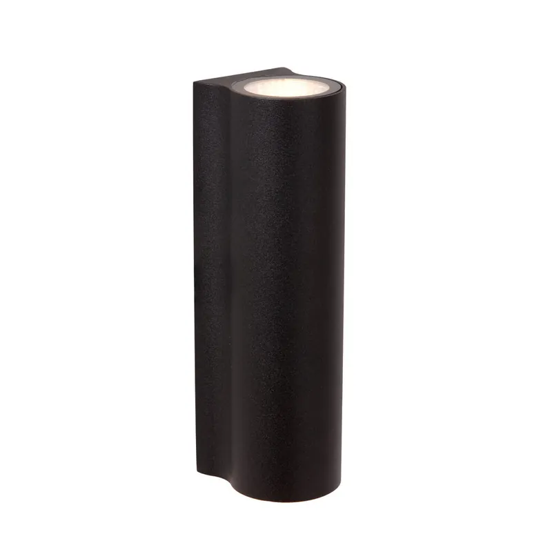 Lucide AKRA - Wandlamp Binnen/Buiten - LED - 2x6,5W 2700K - IP54 - Zwart Dagaanbieding