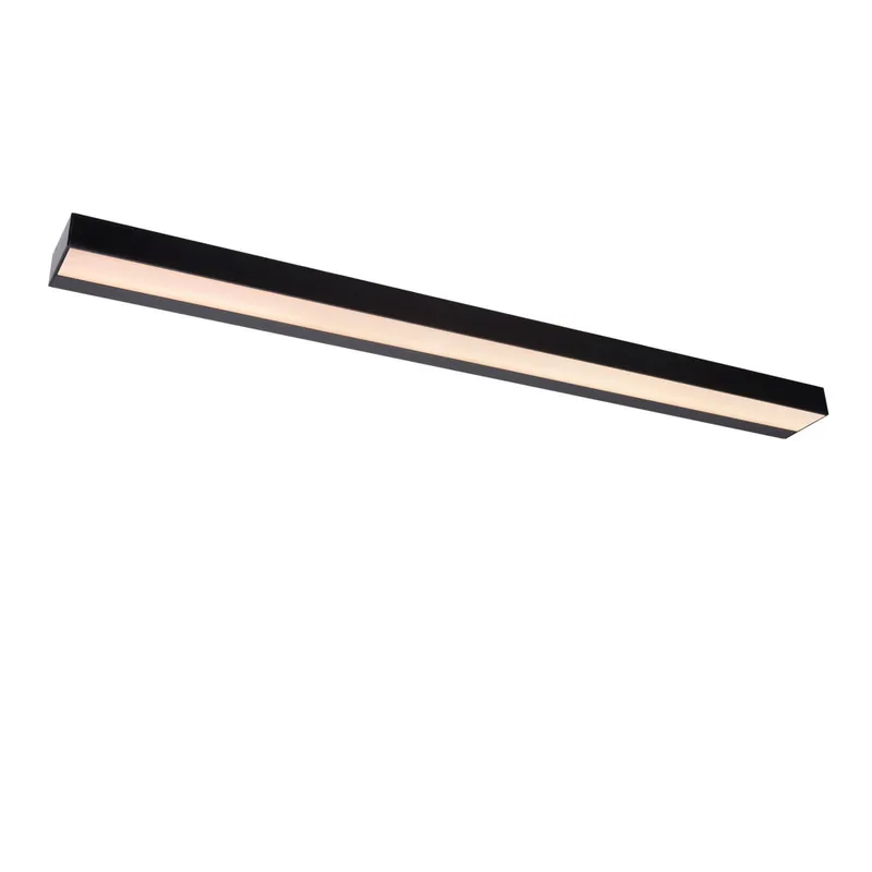 Lucide ALEXA - Wandlamp Badkamer - LED - 1x13W 2700K - IP44 - Zwart Meest Verkocht