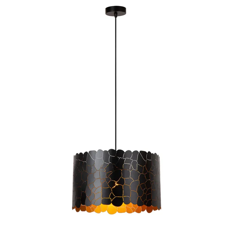 Lucide ALMELO - Hanglamp - Ø 40 cm - 1xE27 - Zwart Koopje