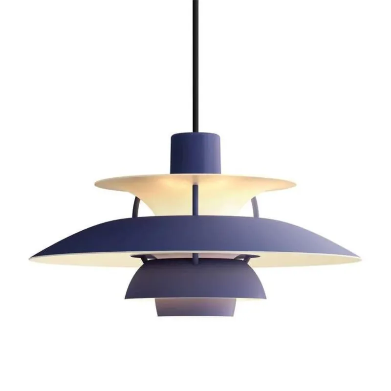 Louis Poulsen PH 5 Mini Hanglamp Monochroom dusty indigo Actieprijs