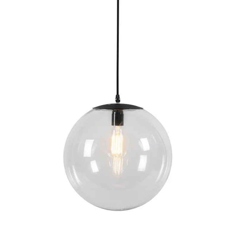 Lage Kosten Qazqa hanglamp pallon transparant e27