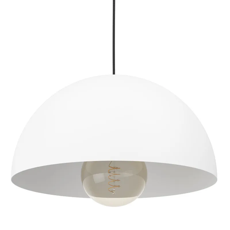 EGLOGaetanoHanglamp-E27 - 1Lichts-Ø38cm-Wit Shop Nu