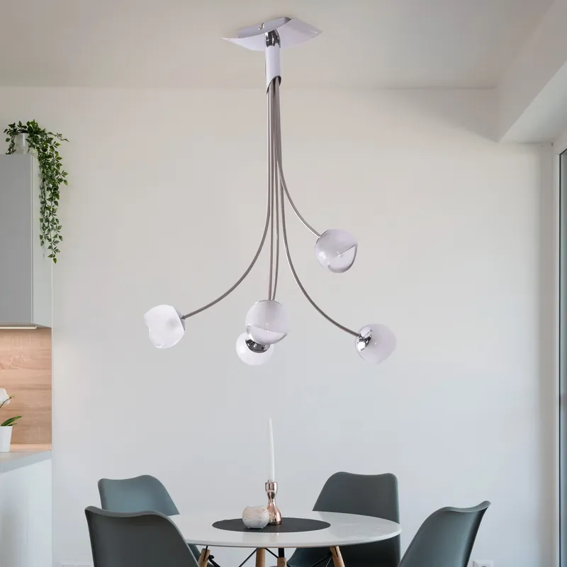 Plafondlamp, glazen bol spot H 66 cm, GIULIETTA Koop Online