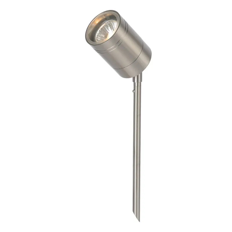 Lucide ARNE-LED - Tuinspot - Ø 6,3 cm - LED - GU10 - 1x5W 2700K - IP44 - Mat chroom Populair